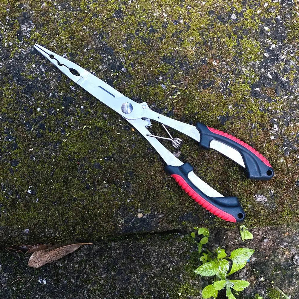 Fishing Pliers Long Nose Stainless Steel Hook Remover Cut Fishing Line Fishing Tied Hook