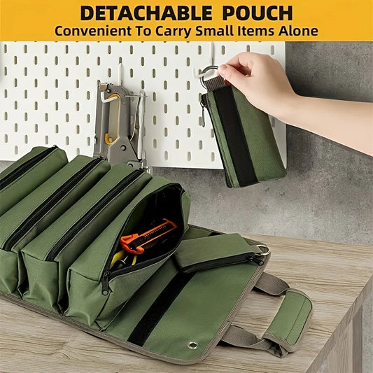 Multifunctional Electrician's Heavy-Duty Rolling Tool Kit - Suitable for Outdoor Storage Boxes, Cabinets, and Shelves