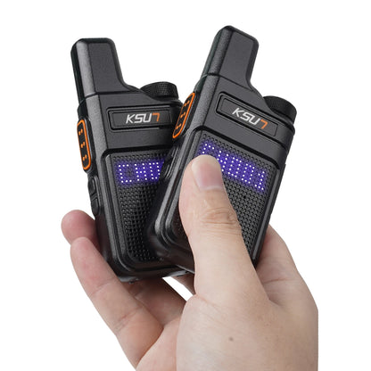 KSUT PMR446 Walkie Talkie 2pcs/1pcs Mini Size Portable Handheld Radio Wireless Set Two Way Radio Station Comunicador Transceiver
