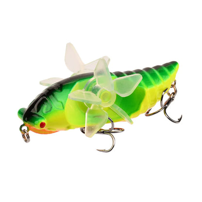 1 PC Popper Spin Fishing Lure Floating Hard Bait Artificial Spinning Baits 14G 7.5G