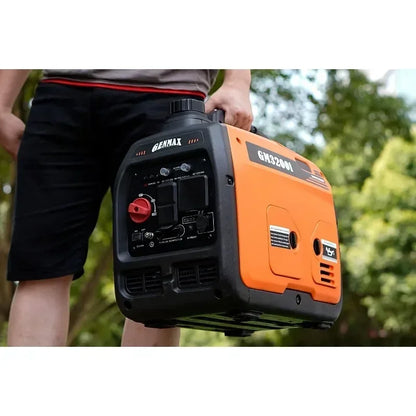 New Quiet Power Series Inverter Generator,Gas Powered, EPA Compliant, Eco-Mode Feature, Ultra Lightweight for Backup Home Use
