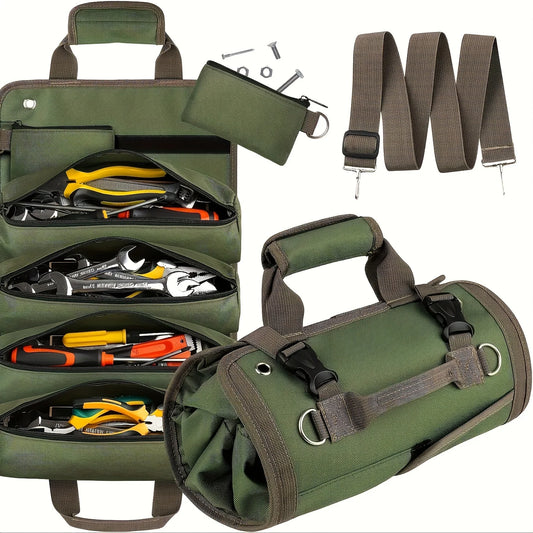 Multifunctional Electrician's Heavy-Duty Rolling Tool Kit - Suitable for Outdoor Storage Boxes, Cabinets, and Shelves