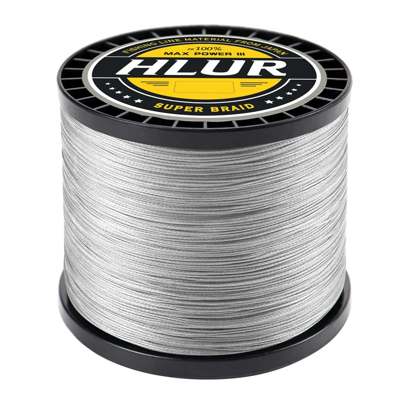 HLUR X8 Strong 300M 1000M 8 Strand Weaves PE Braided Fishing  Multifilament 8 Braid Wire 20-88LB