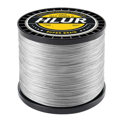 HLUR X8 Strong 300M 1000M 8 Strand Weaves PE Braided Fishing  Multifilament 8 Braid Wire 20-88LB