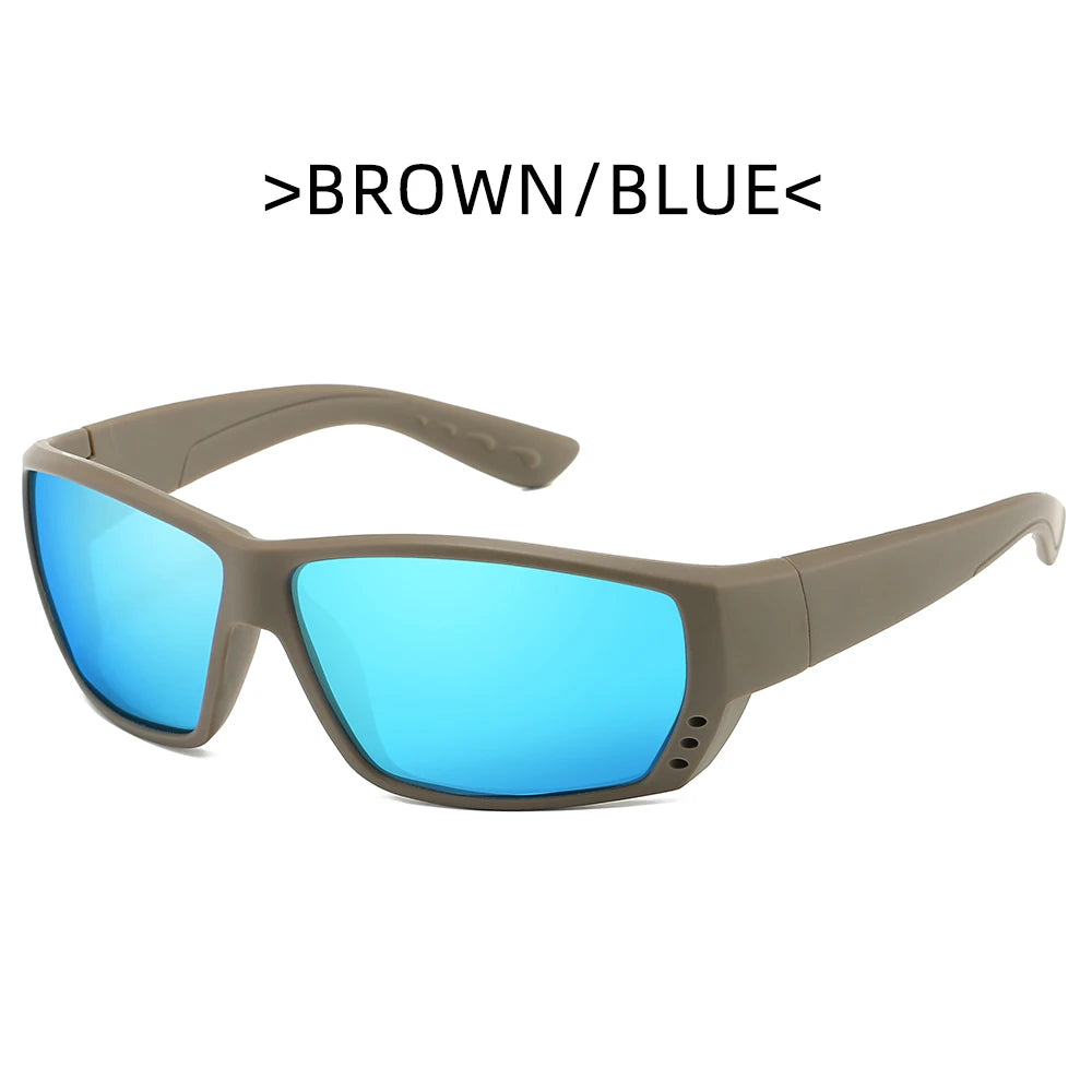 Sports Polarized Sunglasses For Men Cycling Driving Fishing 100% UV Protection