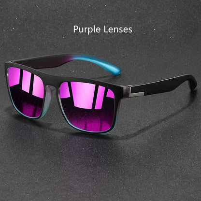 Fashion Vintage Square Sunglasses Men Women Fishing Driving Man Luxury Brand Designer Sun Glasses Anti-Glare Retro Eyewear UV400