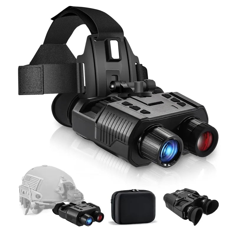 NV8000 3D Night Vision Binoculars for Helmet Mounted IR Goggles HD Portable Hunting Camping