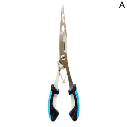 Fishing Pliers Long Nose Stainless Steel Hook Remover Cut Fishing Line Fishing Tied Hook