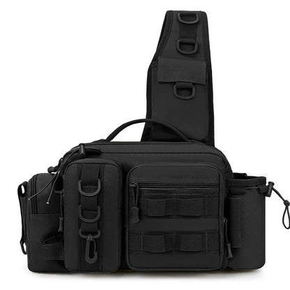 Men Fishing Tackle Bag Single  Tactical Bags Fish Lures Gear Utility Storage Fishing Box