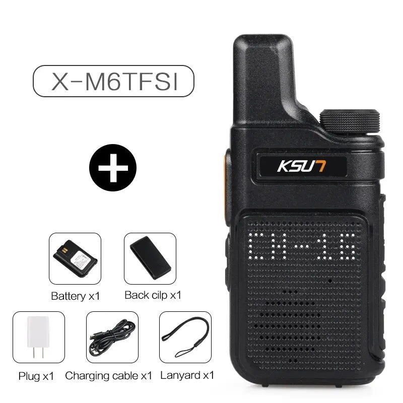KSUT PMR446 Walkie Talkie 2pcs/1pcs Mini Size Portable Handheld Radio Wireless Set Two Way Radio Station Comunicador Transceiver