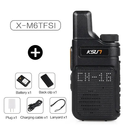 KSUT PMR446 Walkie Talkie 2pcs/1pcs Mini Size Portable Handheld Radio Wireless Set Two Way Radio Station Comunicador Transceiver