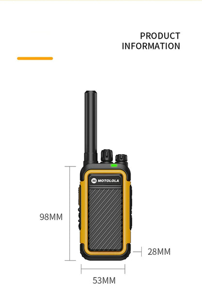 MOTOLOLA F2 Walkie Talkie Portable Two-Way Radio UHF Transceiver Set Walkie-talkies Radio Walkie Talkie Long Range COD