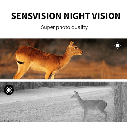 Wildlife Camera Solar Energy Trail Cam 4K with 1080P Night Vision Waterproof BT WiFi