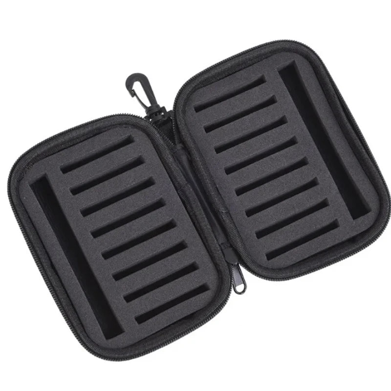 Fly Fishing Lure Spinner Spoon Bait Foam Box Trout Flies  Fish Hook Bag