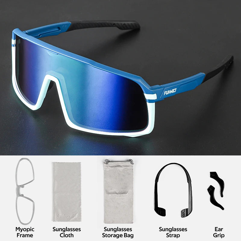Polarized Sunglasses UV Protection Eyewear for Men Women Sports Bike Cycling MTB Road