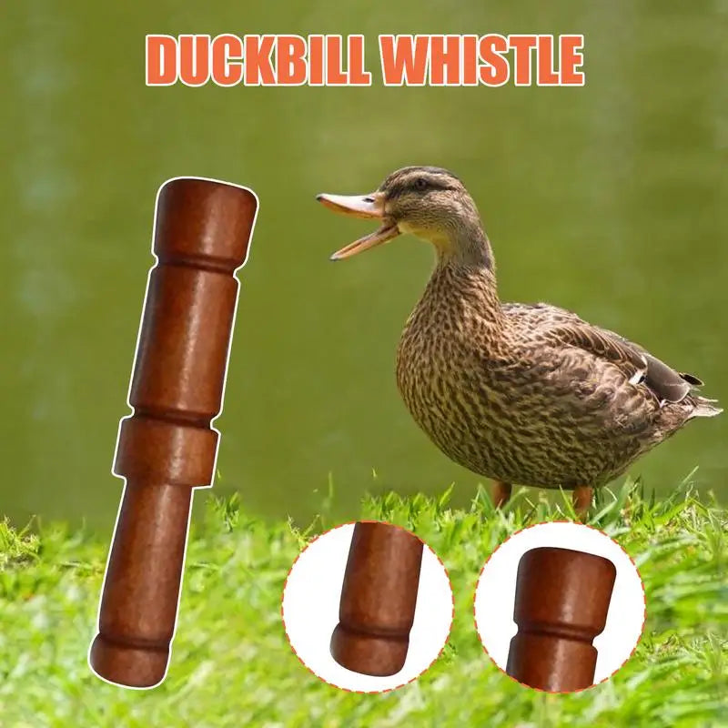 Wooden Whistle Lure Hunting All Ducks Mallard Lure Outdoor Hunting Realistic Sound Calls