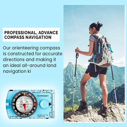 Hiking Backpack Directional Compass Outdoor Waterproof Professional