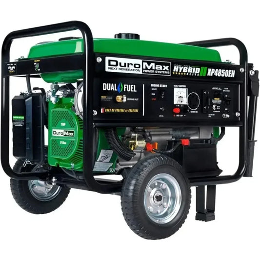 HOT New 4850 Watt Gas or Propane Powered-Electric Start-Camping & RV Ready, 50 State Approved Dual Fuel Portable Generator | USA