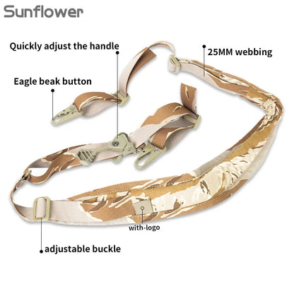 US Warehouse Tactical Nylon Rifle Sling Quick Adjustment 2 Point Padded Combat Modular