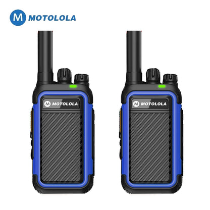 MOTOLOLA F2 Walkie Talkie Portable Two-Way Radio UHF Transceiver Set Walkie-talkies Radio Walkie Talkie Long Range COD