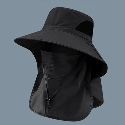 1pc Summer Sun Hats UV Outdoor Fishing Cap Hiking Camping Visor Bucket Hat Fisherman Hat Protection Neck