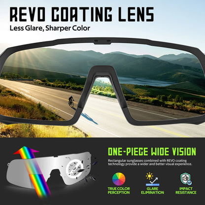 Polarized Sunglasses UV Protection Eyewear for Men Women Sports Bike Cycling MTB Road
