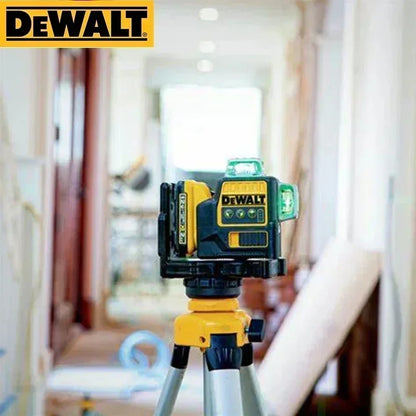DEWALT  Laser Level DW089LG Self Levelling 12 Line 3 x 360 Degrees Green Beam Laser 12V MAX Li-Ion Battery Lasers