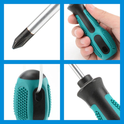 6pcs 10pcs Repair Tool Set-Magnetic Precision Screwdriver Kit with Phillips and Flat Head, Non-Slip Handle, Screwdriver Tool Set