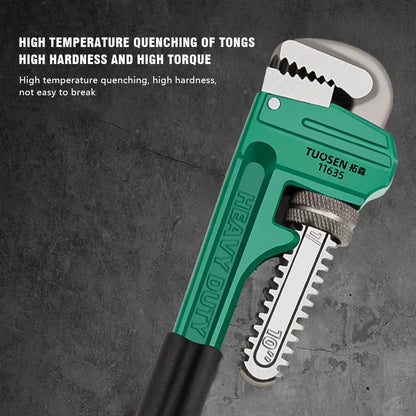 F-type Multi-function Adjustable Wrench Right Angle Design Universal Ratchet Torque Pipe Wrench Suitable Pipeline Repair Tools
