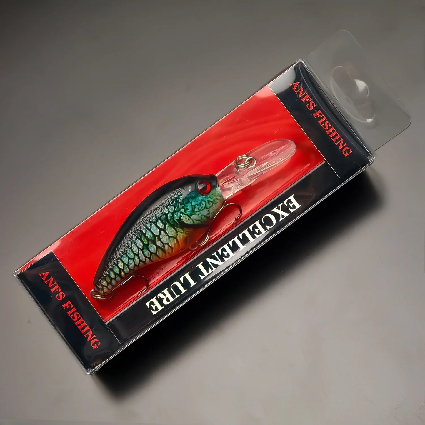 ANFS 1pc/3pcs Crankbait Lure, Realistic Design Artificial Fishing Lure, Bionic Hard Bait,Fishing Tackle,8.8cm/3.46in