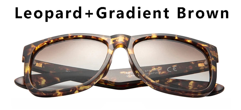 Red Sands Mirror Polarized Sunglasses Men Classic Design Ultralight Eyewear Frame Square Sport Male UV400 Travel Goggles