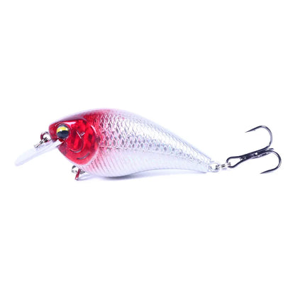 Hengjia 1pcs 7cm 9.5g Square Bill Crankbait Artificial Wobbler Shallow Diving Bait Fishing Lure for Bass