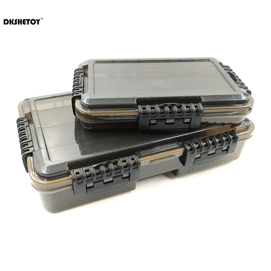 Fishing Tackle Boxes Organizer Waterproof Lure Box with Removable Dividers for Lines Hooks Small Fishing Accessories