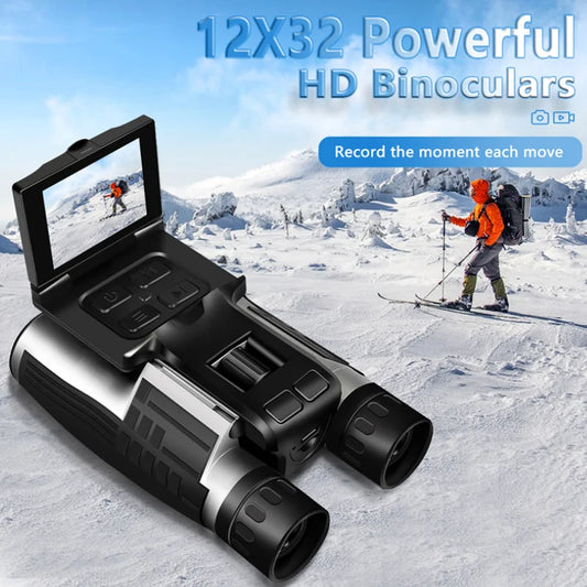 -HD Digital Binocular Telescope Camera, VCR Function, 2.4 "LCD Display Screen for Camping,