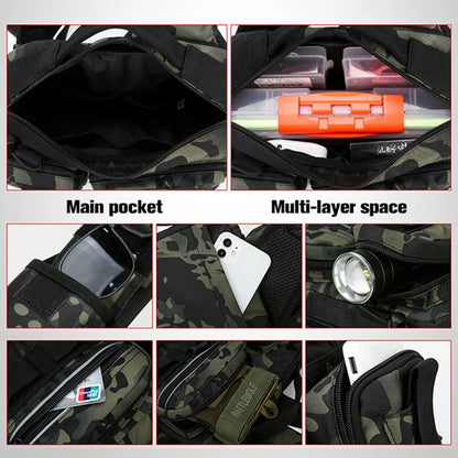 Men Fishing Tackle Bag Single  Tactical Bags Fish Lures Gear Utility Storage Fishing Box