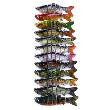 5pcs Bionic Lures random color Realistic fish shape Fishing Bait Float Lure Bionic Bait Accessories