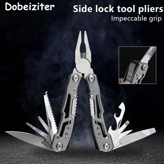 Stainless Steel Folding Multifunction Tools Emergency survival Knife Pliers