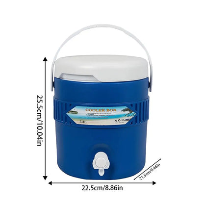 3.8L Camping Coolers Long-Lasting Insulation Portable Drink Dispensers Beverage