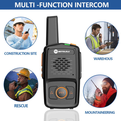 Mini Walkie Talkie Motolola 16 Channels Professional MT-N1 UHF 400-470MHZ Match Baofeng Two Way Radio