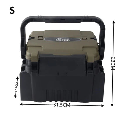 Large Fishing Box Organizer Multi-function Lure Live Fish Bucket Thickening Storage Box Fishing Accessories Tackle Box Pesca