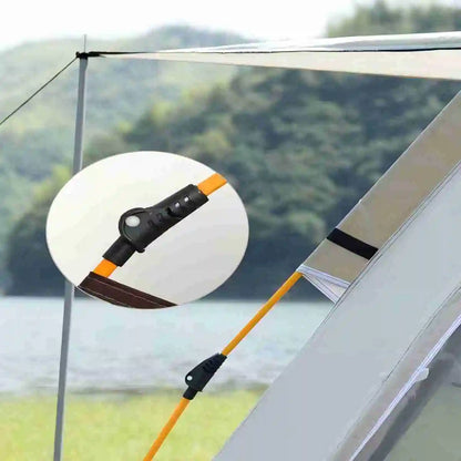 Automatic Reactive Sunshade Camping Tent with Two Doors & Windows