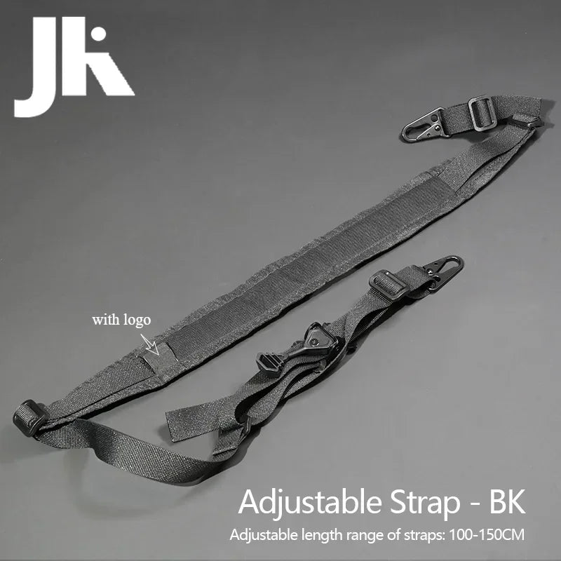 Tactical Quick Release Sling Strap 2 Points Adjustable Rifle Nylon Strap Outdoor Hunting Weapon HK416