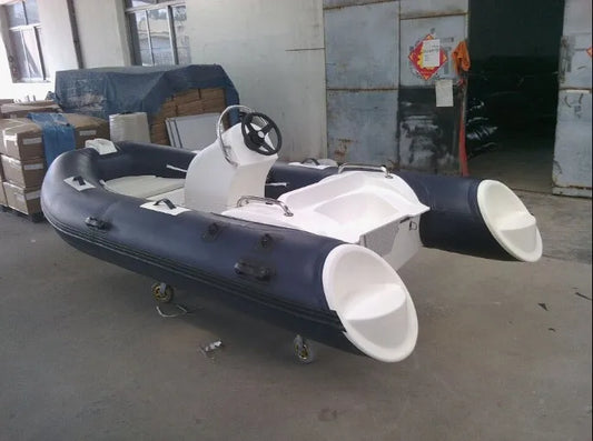 13ft Fiberglass Hull High-Speed Sport Boat with Engine for Surfing