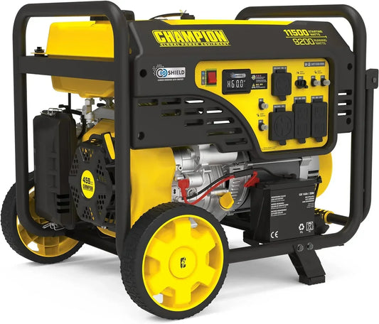 New  Equipment 201110 11,500/9,200-Watt Electric Start Portable Generator with CO Shield,Yellow   | USA | NEW