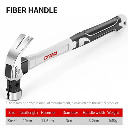 Multifunction Non-slip Shockproof Steel Hammer Hand Tool Magnetic Claw Hammer for Woodworking Automatic Nail Suction Hammer