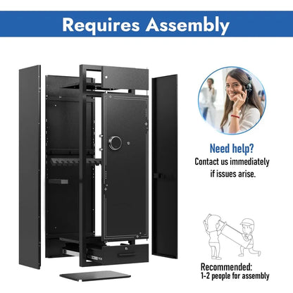10-15 Gun Safes for Home Rifle and Pistols, Large Gun Cabinets for Rifles and Shotguns,Gun