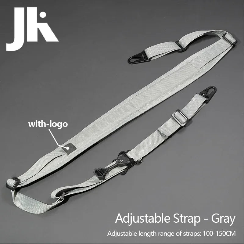 Tactical Quick Release Sling Strap 2 Points Adjustable Rifle Nylon Strap Outdoor Hunting Weapon HK416