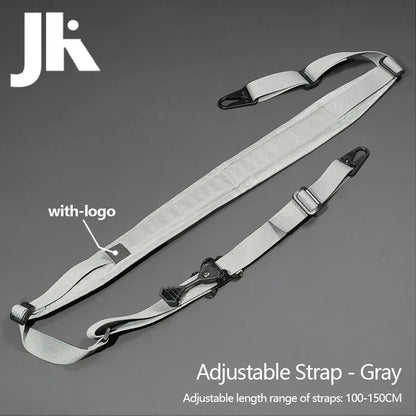 Tactical Quick Release Sling Strap 2 Points Adjustable Rifle Nylon Strap Outdoor Hunting Weapon HK416