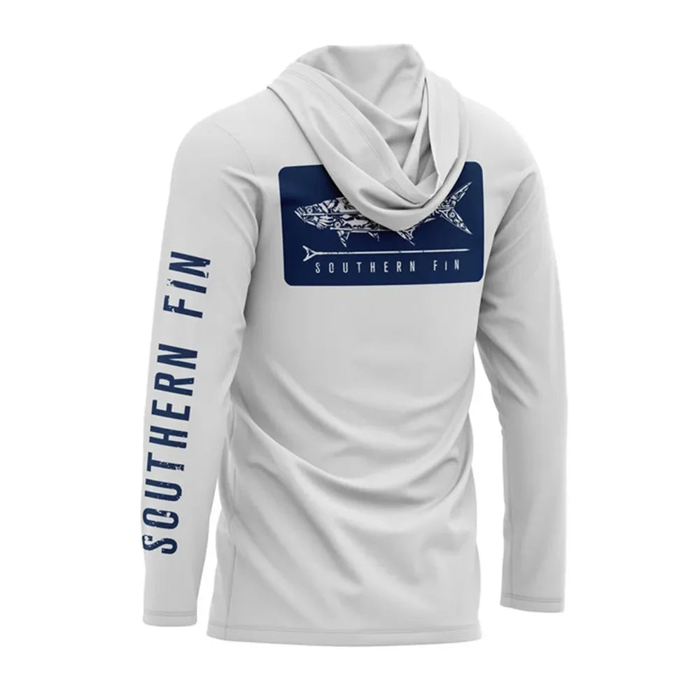 Sailing Hoodies Fishing Apparel Cap T-shirt Long Sleeve Tech Hoody Shirt Summer Outdoor Running Fish Green Camisa Racing Clothes