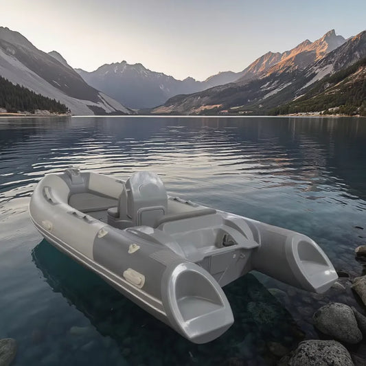 13ft Fiberglass Hull High-Speed Sport Boat with Engine for Surfing